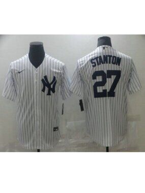 Giancarlo Stanton White Stitched Jersey